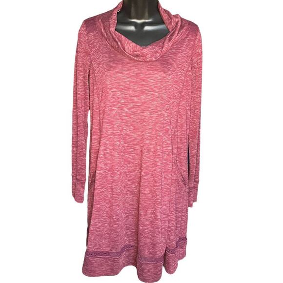 Anthropologie Saturday Sunday Purple Cowl Neck Swing Dress Size S - Picture 2 of 10